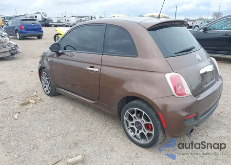 2012 Fiat 500 Sport from USA, damaged, VIN 3C3CFFBR9CT115167